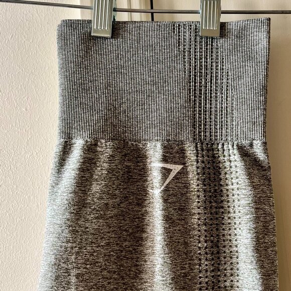 Gymshark Vital Seamless Leggings - Khaki Marl - Size M - Picture 8 of 8